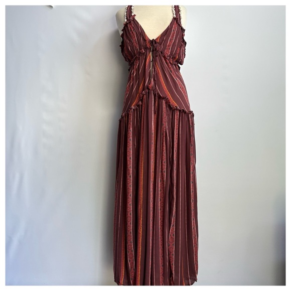NWT Anthropologie V-Neck Maxi Sun Dress - Picture 16 of 17